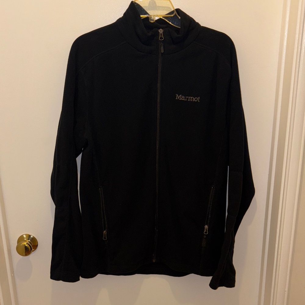 Marmot Black Zip-Up Jacket
